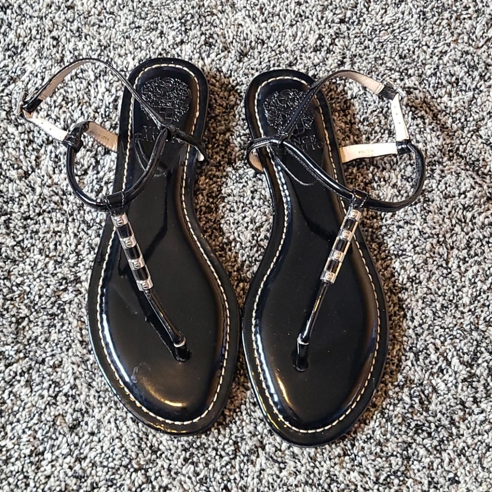 Vince Camuto Faux Leather Sandals - Picture 2 of 4